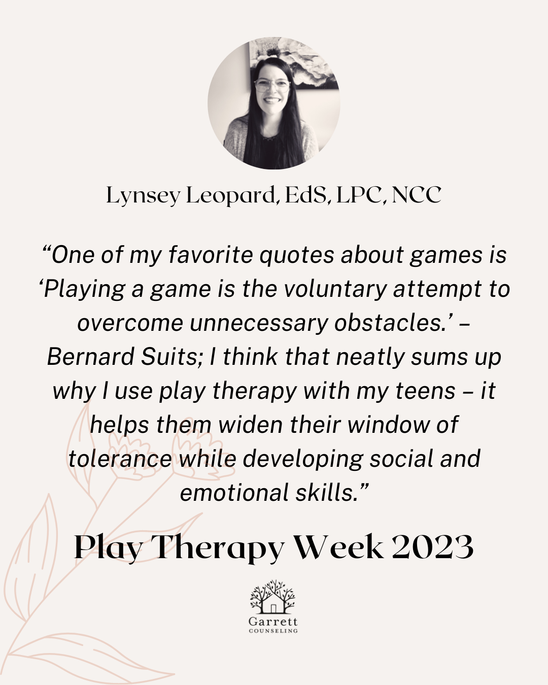 Quote 1 Play Therapy Week